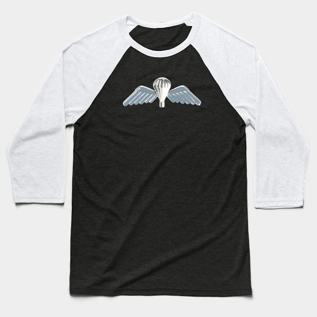 Australian Jump Wings Baseball T-Shirt by Desert Owl Designs